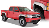 Bushwacker 07-13 Chevy Silverado 1500 Fleetside Extend-A-Fender Style Flares 4pc 69.3in Bed - Black - 40925-02