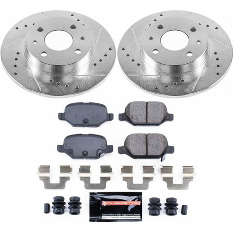 Power Stop 12-18 Fiat 500 Rear Z23 Evolution Sport Brake Kit - K6292