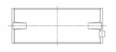 ACL Ford/Cosworth 2.0L (YB) Standard Size Race Series High Performance Main Bearing Set - 5M2167H-STD