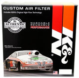 K&N Round Air Filter Assembly 12in ID / 3.063in Height / 5.125in Neck Flange / 7/8in Drop Base - 60-1430