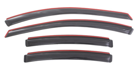AVS 11-15 Chevy Cruze Ventvisor In-Channel Front & Rear Window Deflectors 4pc - Smoke - 194611