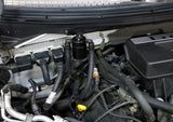 J&L 11-14 Ford F-150/Ford F-150 Raptor 6.2L Passenger Side Oil Separator 3.0 - Black Anodized - 3036P-B