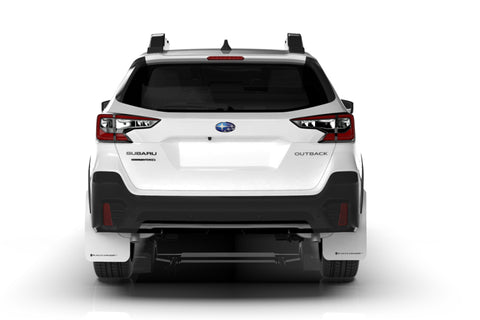 Rally Armor 20-25 Subaru Outback Black UR Mud Flap w/Blue Logo - MF66-UR-BLK/BL