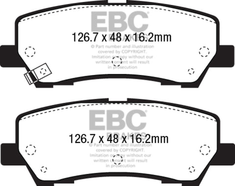 EBC Brakes Greenstuff 2000 Series Sport Pads - DP23043