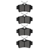 R1 94-04 Ford Mustang Rear Semi Met Brake Pads - 2311-0627-10