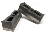 Tuff Country 01-10 Chevy Silverado 2500HD/3500 4wd 2in Cast Iron Lift Blocks Pair - 79062