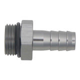 DeatschWerks 10AN ORB Male to 1/2in Male Triple Barb Fitting (Incl O-Ring) - Anodized DW Titanium - 6-02-0518