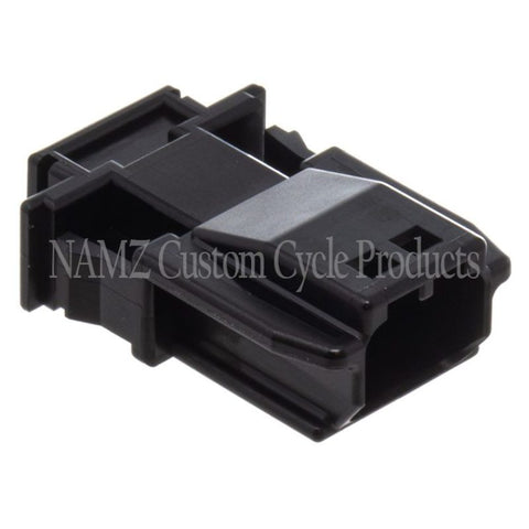 NAMZ JAE MX-1900 2-Position Male Black Pin Housing (HD 72905-11) - NJ-2P51
