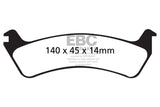 EBC 95-98 Ford Windstar 3.0 Greenstuff Rear Brake Pads - DP61608