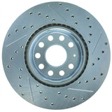 StopTech Select Sport 06-17 Volkswagen Jetta Slotted & Drilled Front Right Rotor - 227.33098R