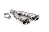 Corsa 2022-2024 Toyota Tundra 4WD 4in Single Side Dual Outlet Tip Kit - Polished - 14078