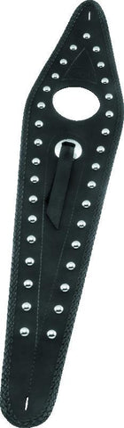 Mustang 95-07 Honda VT1100 Sabre, Ace, Ace Tourer Tank Bib w/Studs - Black - 93102