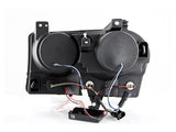 ANZO 2005-2010 Chrysler 300 Projector Headlights w/ Halo Black (Does Not Fit S Models) - 121152