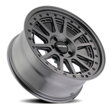 Mayhem 8305 Compass 17x9 / 5x127 BP/ -6mm Offset / 78.1mm Hub Matte Gunmetal w/Blk Bolt Wheel - 8305-7973MGT
