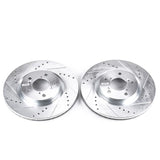 Power Stop 09-14 Acura TL Front Evolution Drilled & Slotted Rotors - Pair - JBR1383XPR