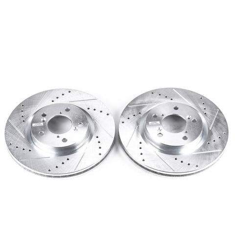 Power Stop 09-14 Acura TL Front Evolution Drilled & Slotted Rotors - Pair - JBR1383XPR