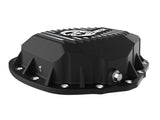 aFe 2020 Chevrolet Silverado 2500 HD Rear Differential Cover Black ; Pro Series w/ Machined Fins - 46-71260B