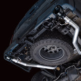 AWE Tuning 2021+ Ford F-150 Tremor (w/ Bumper Cutouts) 0FG Resonated Cat-Back - Diamond Black Tips - 3015-33402