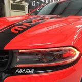 Oracle 15-21 Dodge Charger RGB+W DRL Headlight DRL Kit - ColorSHIFT w/ Simple Controller - 1443-504