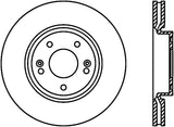 StopTech 09-18 Kia Forte Cryo Front Right Slotted Sport Brake Rotor - 126.51020CSR
