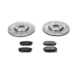 Power Stop 10-13 Kia Forte Front Z23 Evolution Sport Brake Kit - K5837