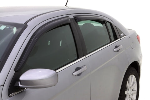 AVS 07-10 Chrysler Sebring Ventvisor Outside Mount Window Deflectors 4pc - Smoke - 94458