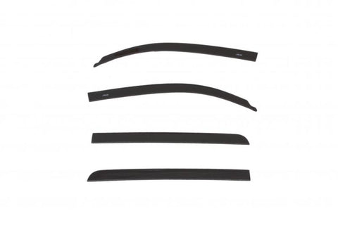 AVS 15-18 Toyota Tundra Crewmax Low Profile Color Match Ventvisors 4pc - Black - 894012-202