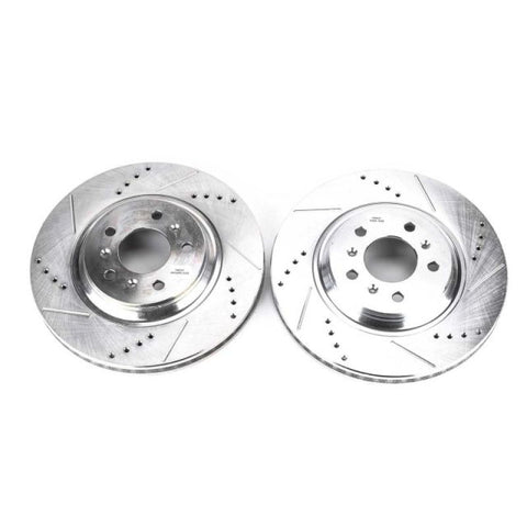 Power Stop 08-09 Buick Allure Front Evolution Drilled & Slotted Rotors - Pair - AR82121XPR