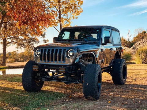 Oracle Oculus Bi-LED Projector Headlights for Jeep JL/Gladiator JT - Matte Blk - 5500K - 5839-504