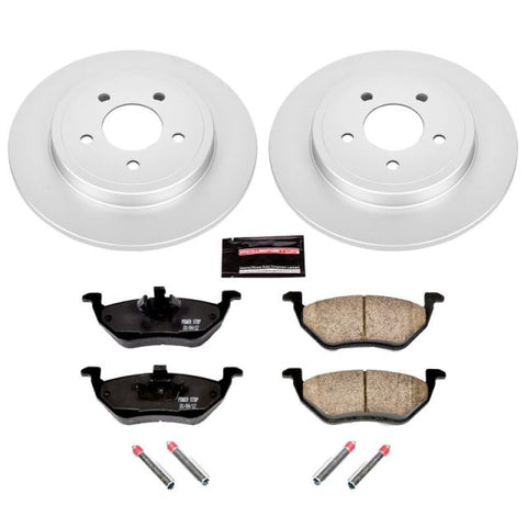 Power Stop 05-08 Ford Escape Rear Z17 Evolution Geomet Coated Brake Kit - CRK4585