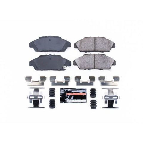 Power Stop 90-93 Honda Accord Front Z23 Evolution Sport Brake Pads w/Hardware - Z23-496