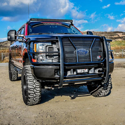 Westin 2017-2018 Ford F-250/350 HDX Grille Guard - Black - 57-3905