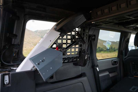 DV8 21+ Ford Bronco Pocketed Rear Window Molle Panels (Soft Top/2-Door Models) - MPBR-08