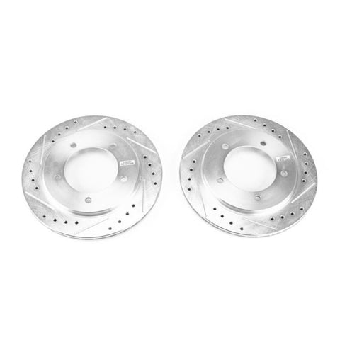 Power Stop 99-04 Chevrolet Tracker Front Evolution Drilled & Slotted Rotors - Pair - JBR955XPR