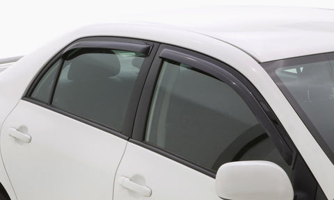 AVS 10-14 Subaru Outback Ventvisor In-Channel Front & Rear Window Deflectors 4pc - Smoke - 194484
