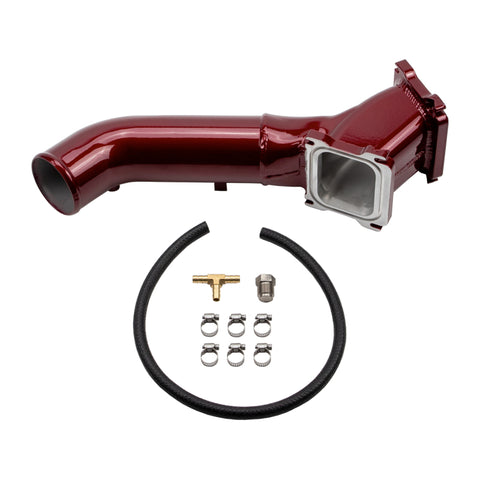 Wehrli 01-04 Chevrolet Duramax LB7 S300/S400 Single Turbo 3in Y-Bridge Kit - Gloss White - WCF100615-GW