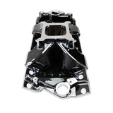 Edelbrock Chevy SB Victor Jr. 23 Degree Black Plasma Intake Manifold - 2975-BP