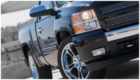 Bushwacker 07-13 Chevy Silverado 1500 Fleetside OE Style Flares 4pc 69.3in Bed - Black - 40941-02