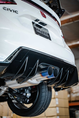 Remark 2023+ Honda Civic Type-R (FL5) Sports Touring Cat-Back Titanium Exhaust/SUS304 Front Pipe - RK-C2076H-09TS