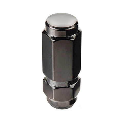 McGard Hex Lug Nut (Cone Seat / Duplex) 9/16-18 / 7/8 Hex / 2.5in. Length (8-Pack) - Black - 64816