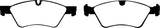 EBC 05-06 Mercedes-Benz G55 AMG 5.4 Supercharged Greenstuff Front Brake Pads - DP61592