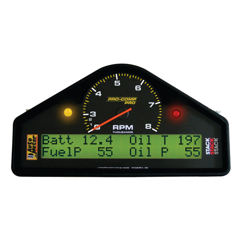 Autometer Pro-Comp Race Dash RPM/Speed/Oil Press & Temp/WaterTemp/Fuel Pressure/Battery Volt Gauge - 6012