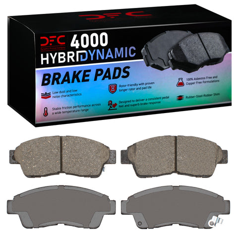 DFC 92-03 Toyota Rav4 Hybrid Front 4000 Hybridynamic Brake Pads - 4000-0562-00