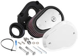 K&N 08-15 Harley Davidson Street Metal Intake System - Chrome - RK-3947X