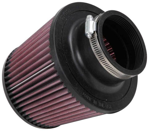 K&N Filter Universal Rubber Filter 3in Flange ID 6in Base OD 5.125in Top OD 5in Height - RU-3570