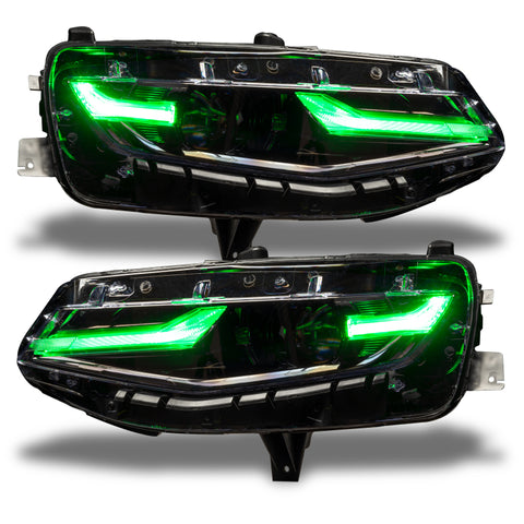 Oracle 19-21 Chevy Camaro LS/LT RGB+A Headlight DRL Kit - ColorSHIFT w/ BC1 Controller - 1418-335