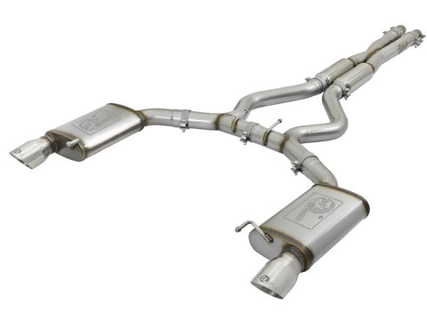 aFe MACHForce XP 3in-2.5in 304SS Exhaust Cat-Back 15-20 Audi S3 L4-2.0L (t) - Polished Tips - 49-36442-P