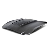 Anderson Composites 15-20 Ford Mustang Shelby GT350/GT350R Type GT5 Double Sided Carbon Fiber Hood - AC-HD15FDMU350-GT5-DS