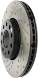 StopTech 96-7/04 Audi A4 / 95-01 A6 / 7/98-05 VW Passat Right Front Slotted and Drilled Rotor - 127.33039R