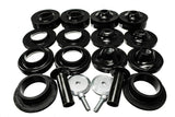 Energy Suspension 18+ Jeep Wrangler JL Black Rock-Flex 2in Adjustable Coil Spacer Set - 2.6116G
